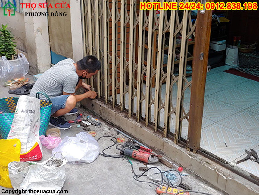 Bảo dưỡng cửa sắt