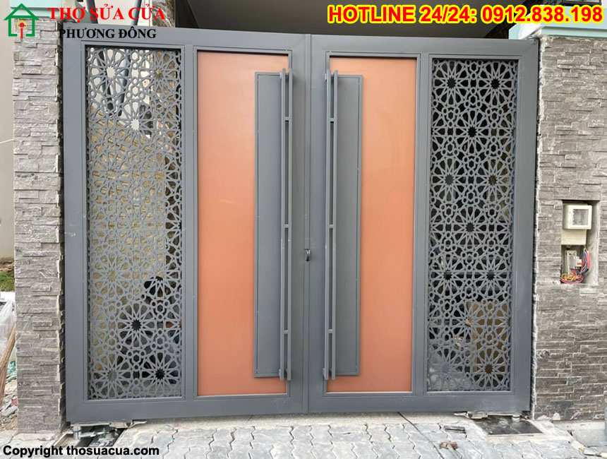 Cửa sắt CNC hiện đại
