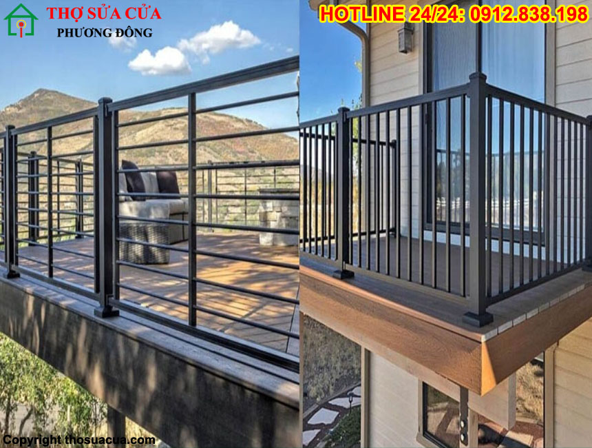 Cửa sắt ban công đẹp