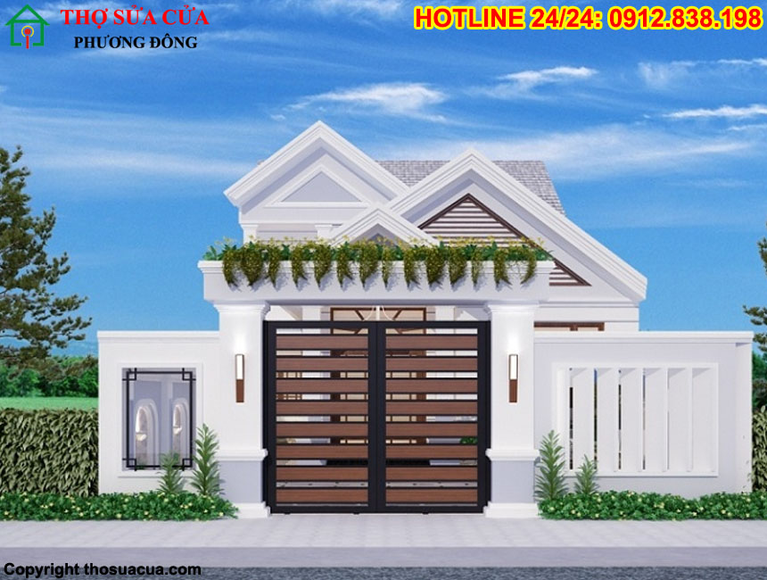 Cửa sắt nhà cấp 4 đẹp