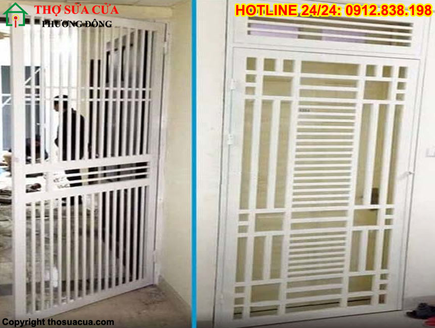 Cửa sắt phòng trọ giá rẻ