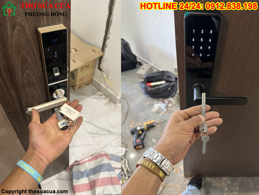 Đánh lại chìa khóa cơ Khóa điện tử