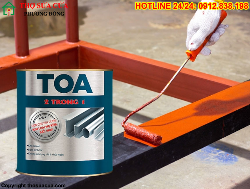 Loại sơn tốt nhất cho cửa sắt