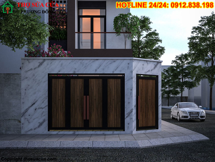 Mẫu cửa sắt nhà phố đẹp