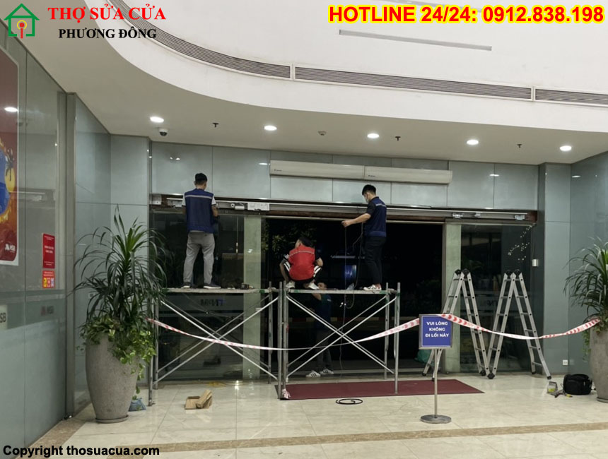Sửa cửa kính tự động BMT
