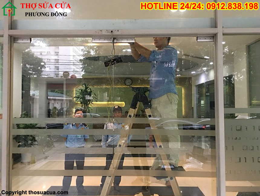 Sửa cửa kính tự động Biên Hòa