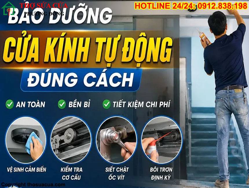 Sửa cửa kính tự động Thanh Hóa