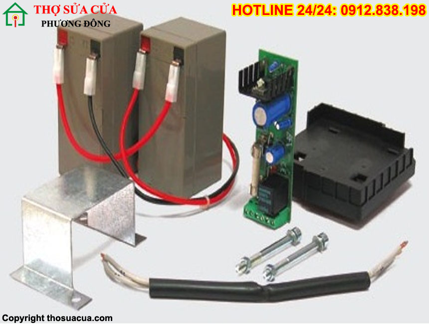 Bình tích điện cửa kính trượt