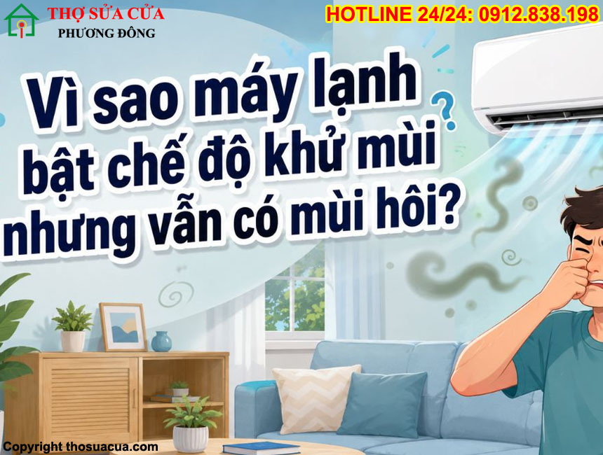 Cách khử mùi hôi phòng lạnh