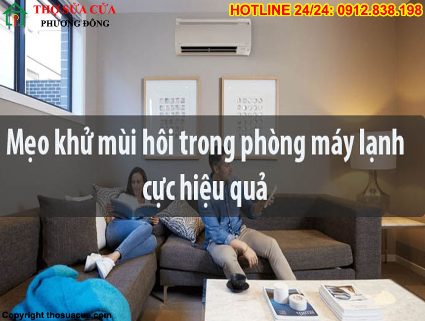 Cách khử mùi hôi phòng lạnh