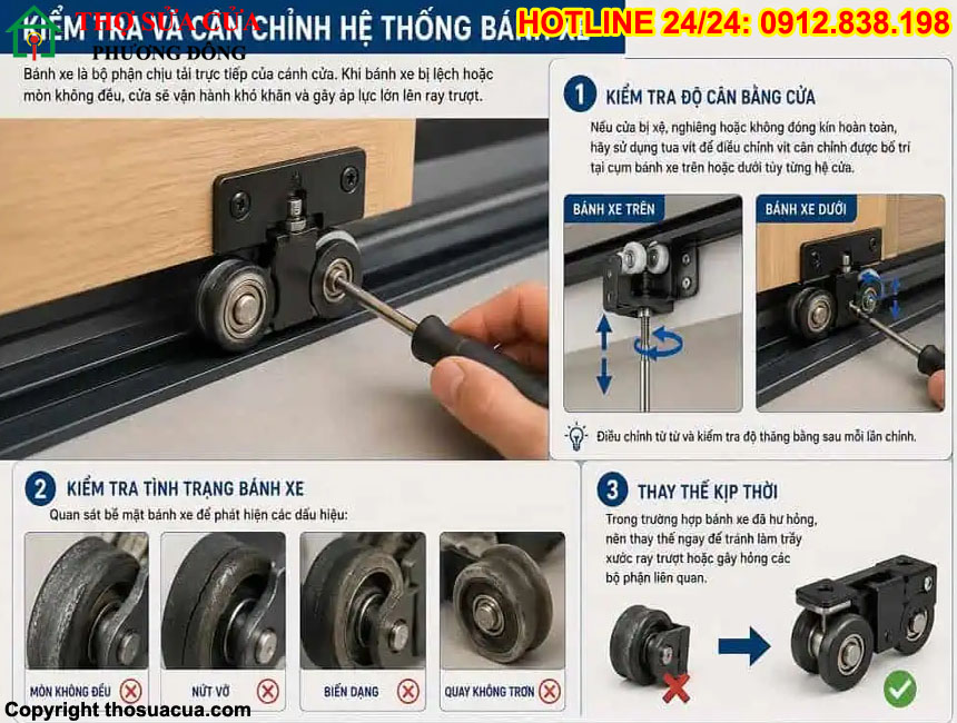 Cách vệ sinh ray cửa lùa
