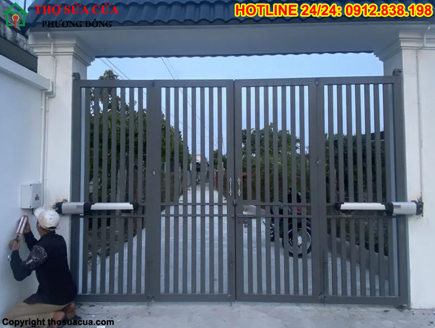 Cổng tự động 2 cánh