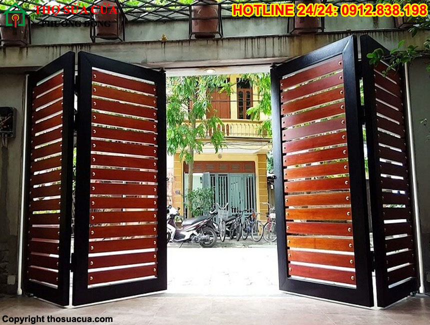 Cổng tự động 4 cánh