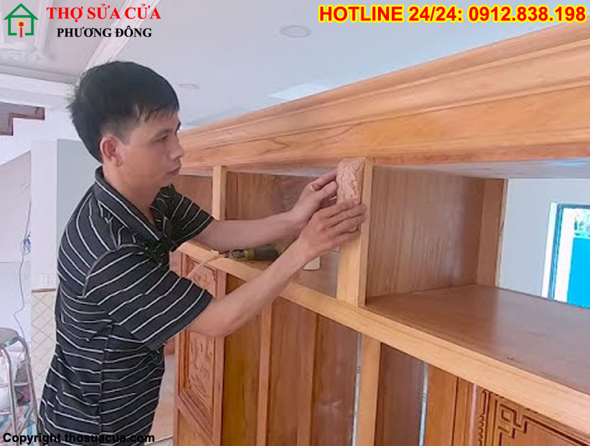 Decor làm mới tủ gỗ cũ