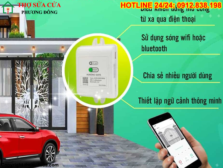 Điều khiển cổng tự động