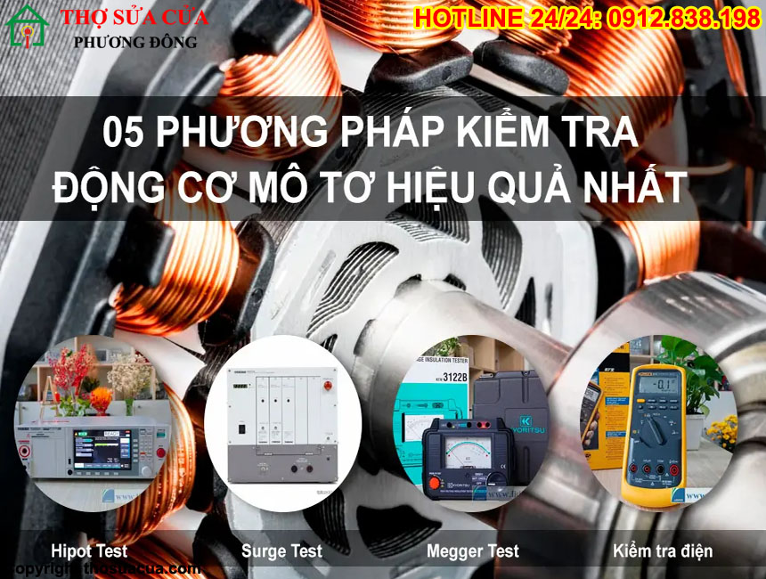 Mẹo nhận biết motor lõi đồng nguyên bản