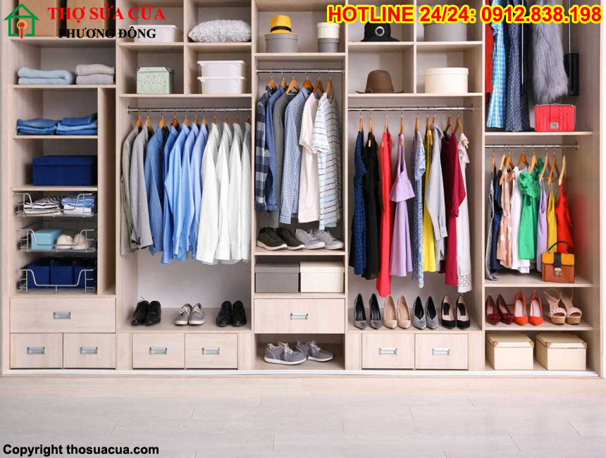 Mẹo sắp xếp tủ quần áo gọn gàng