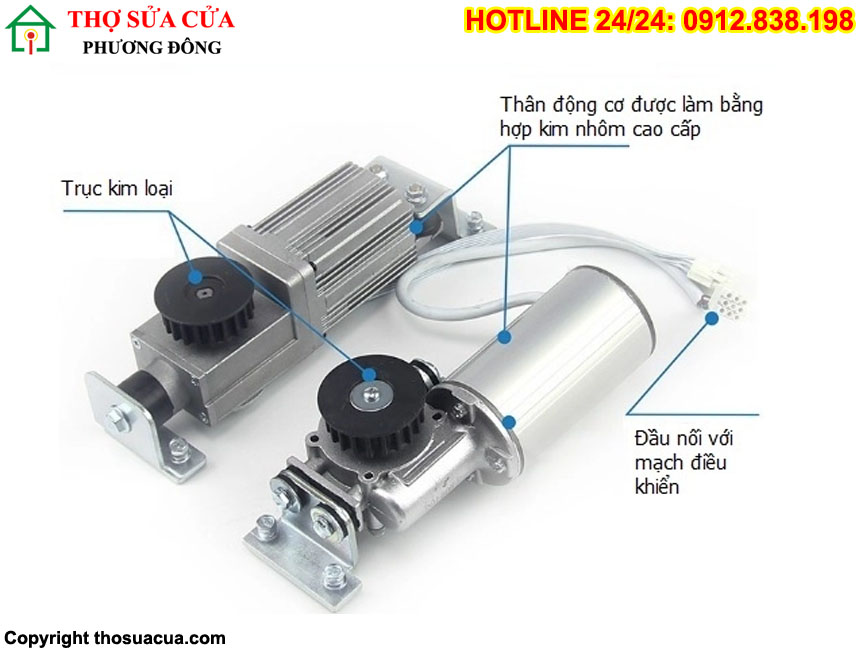 Motor cửa kính tự động