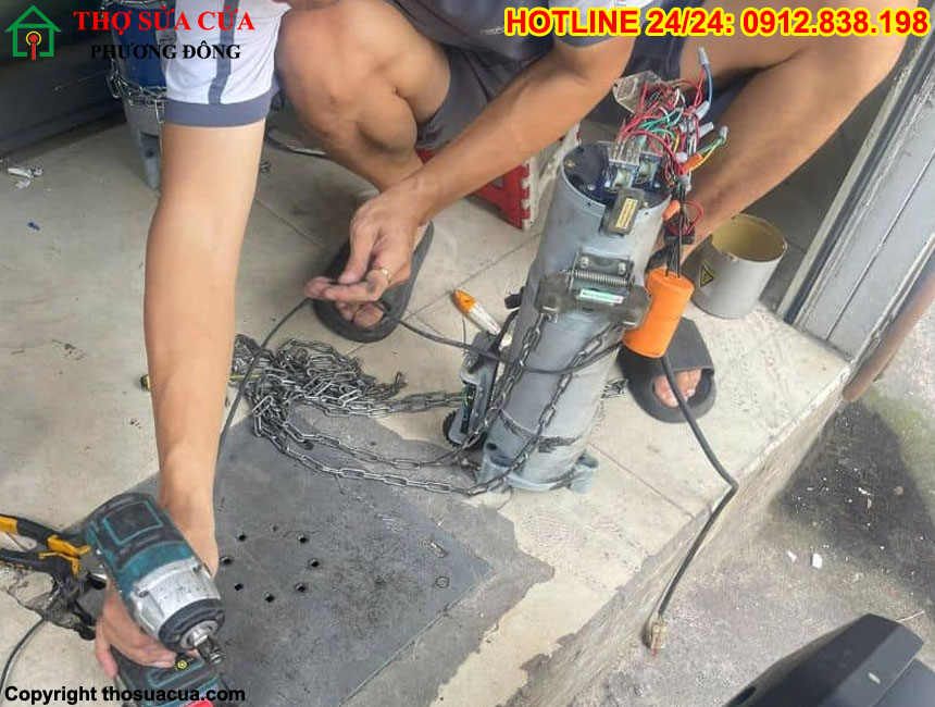 Sửa motor cửa cuốn