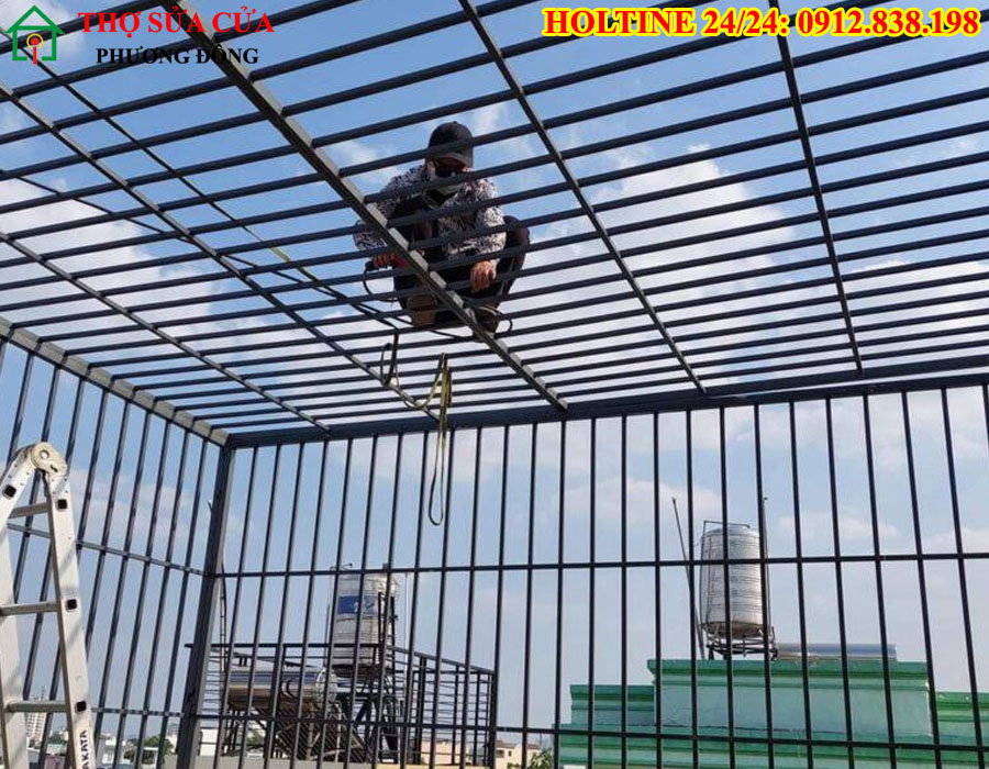 hàn chuồng cọp ban công tại hà nội