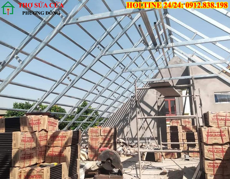 Thợ Hàn Khung Kèo Thép, Lợp Mái Tôn Trọn Gói Hà Nội