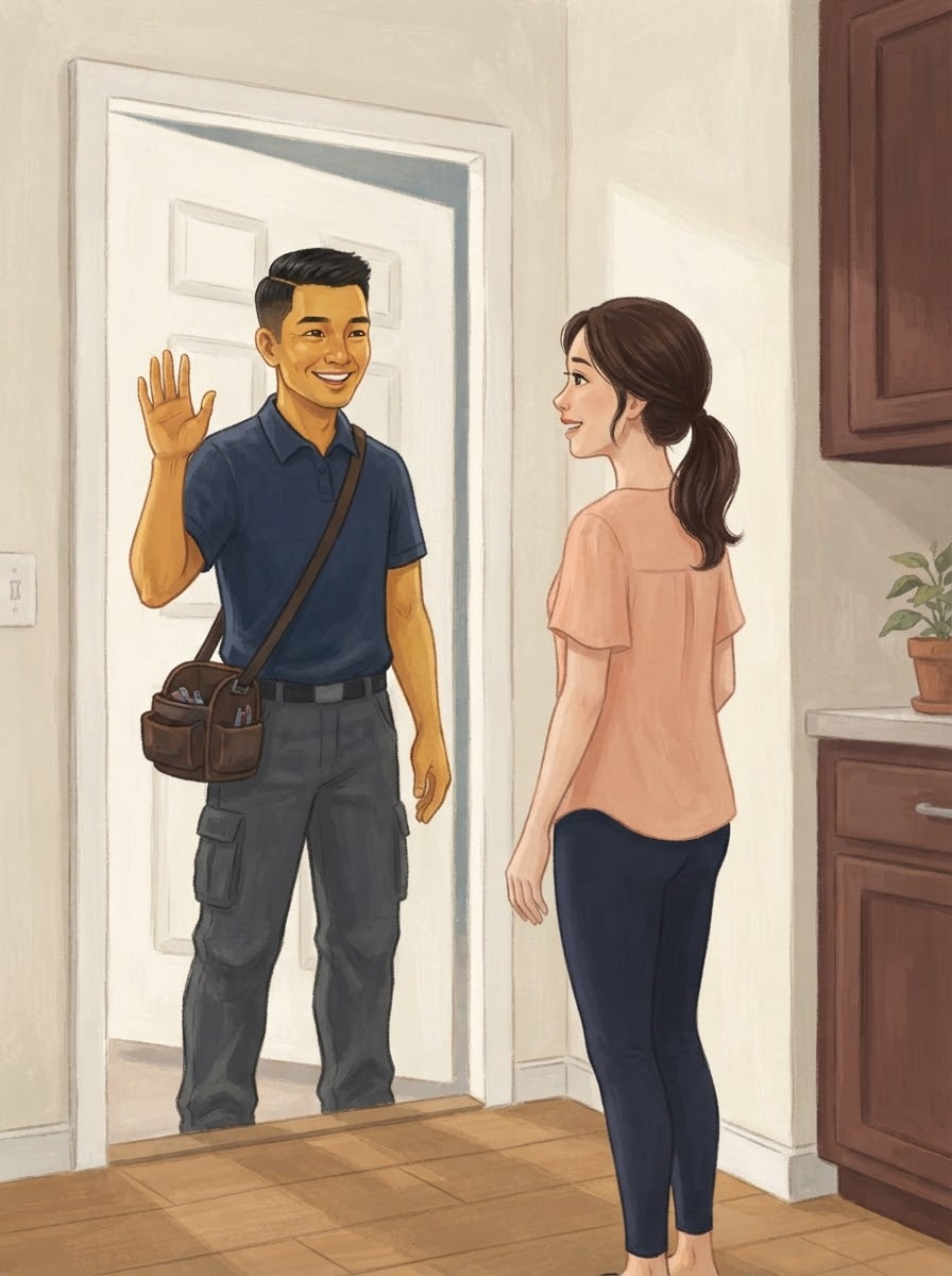 Cửa tủ bị lệch đóng không khít