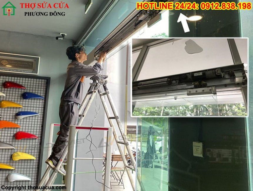 Sửa nguồn cửa kính tự động