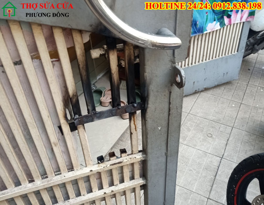 Thợ hàn cửa sắt tại nhà Hà Nội